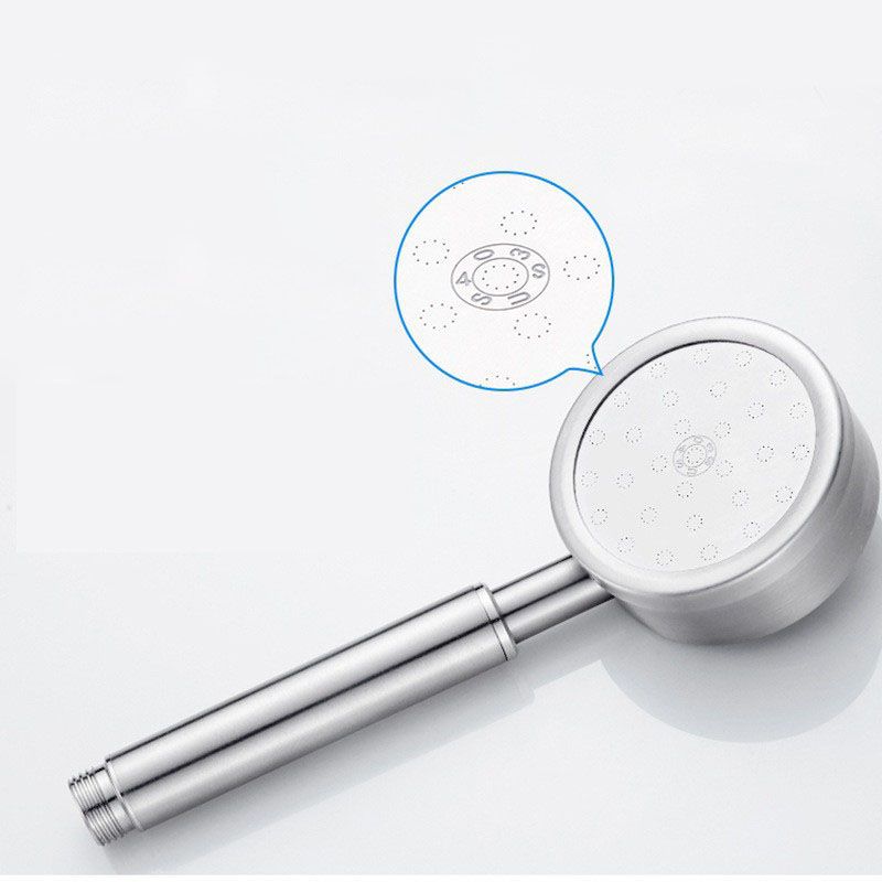 Avtoit | Classic Shower Head Round Metal Handheld Shower Head in Silver