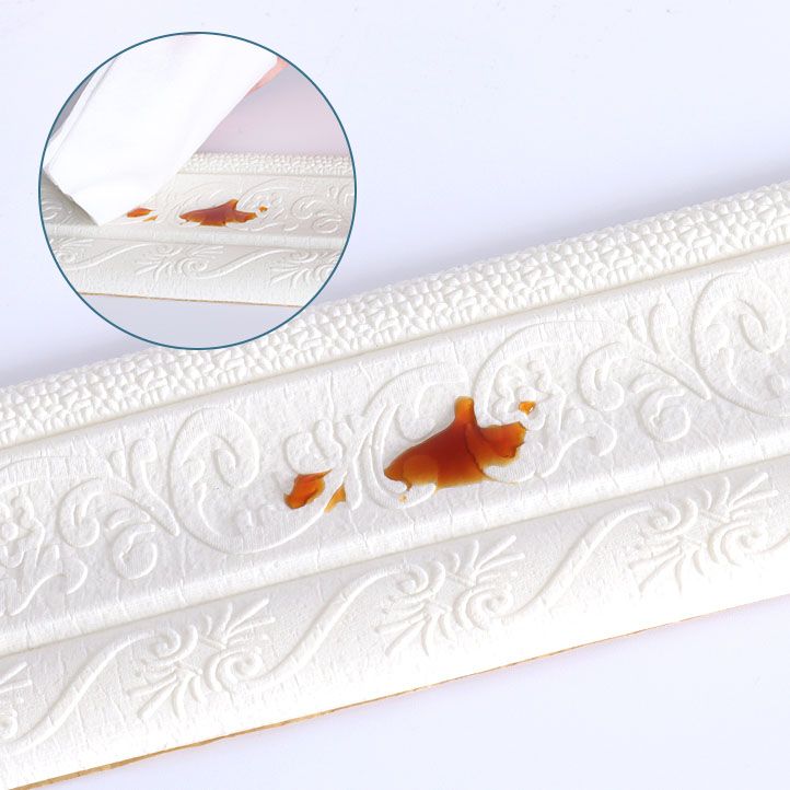 Avtoit | Modern Baseboards 3D Embossing Baseboard PVC Stereo Base Set of 1