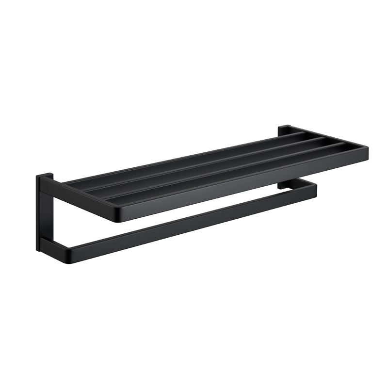 Avtoit | Matte Black 5-piece modern bathroom accessory as individual piece or as set with towel bar