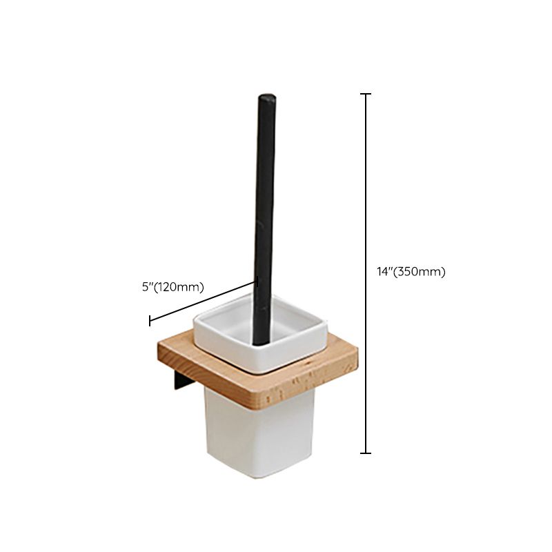 Avtoit | Metal and wood bathroom accessories as a single piece or in a set in black
