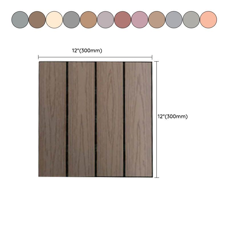 Avtoit | Classic square terrace tiles solid color composite tiles for outdoor use