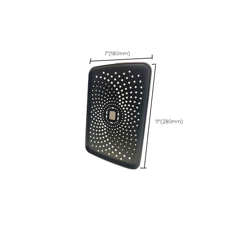 Avtoit | Black Large Shower Head Standard Spray Pattern with Hand Shower