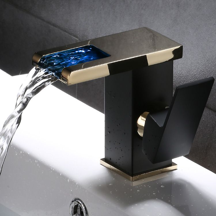Avtoit | Basin Waterfall Outlet Single Lever Tap with LED Light