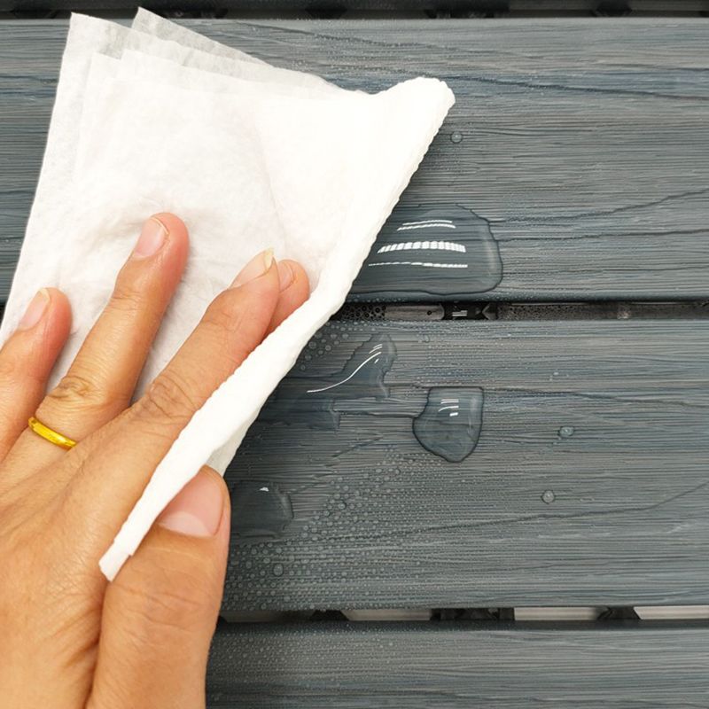 Avtoit | 12" X 12" 4-Slat Square PVC Floor Tiles Snap-Fit Installation Floor Tiles