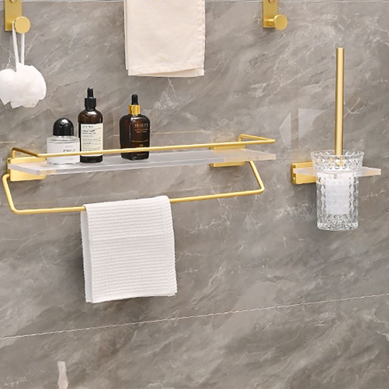 Avtoit | Metal and acrylic bathroom accessories as a single piece or in a set in gold