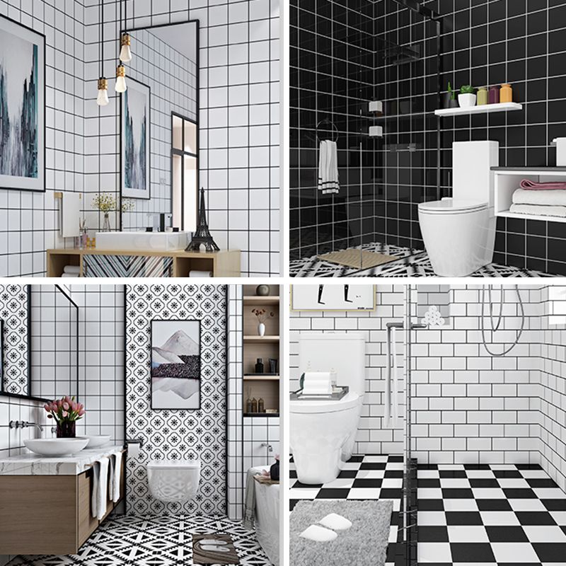 Avtoit | Contemporary Wallpaper Single Panel Bathroom Wallpaper with Rectangular Shape