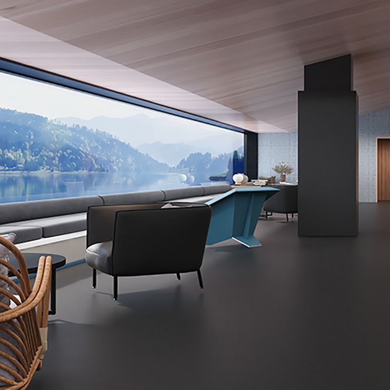 Avtoit | Solid Color Plastic Flooring Modern Water-Resistant Square Edge Floor Tiles