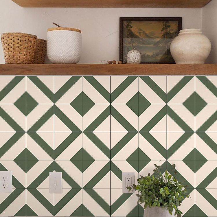 Avtoit | PVC Peel and Stick Wall Tile Square Single Tile Wallpaper with Slip Resistance