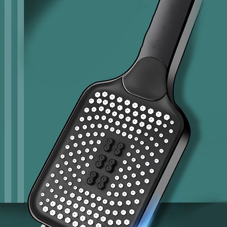 Avtoit | Modern Rectangular Hand Shower in Black 3 Spray Wall Mounted Hand Shower