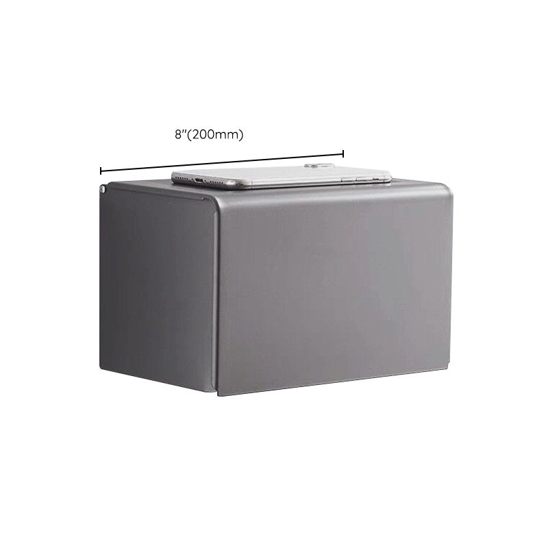 Avtoit | Matt gray bathroom accessory set bathroom shelf/towel holder & paper holder included