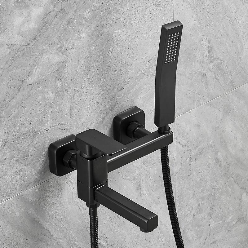 Avtoit | Wall-mounted metal bathtub faucet low arc swivel bathroom faucet
