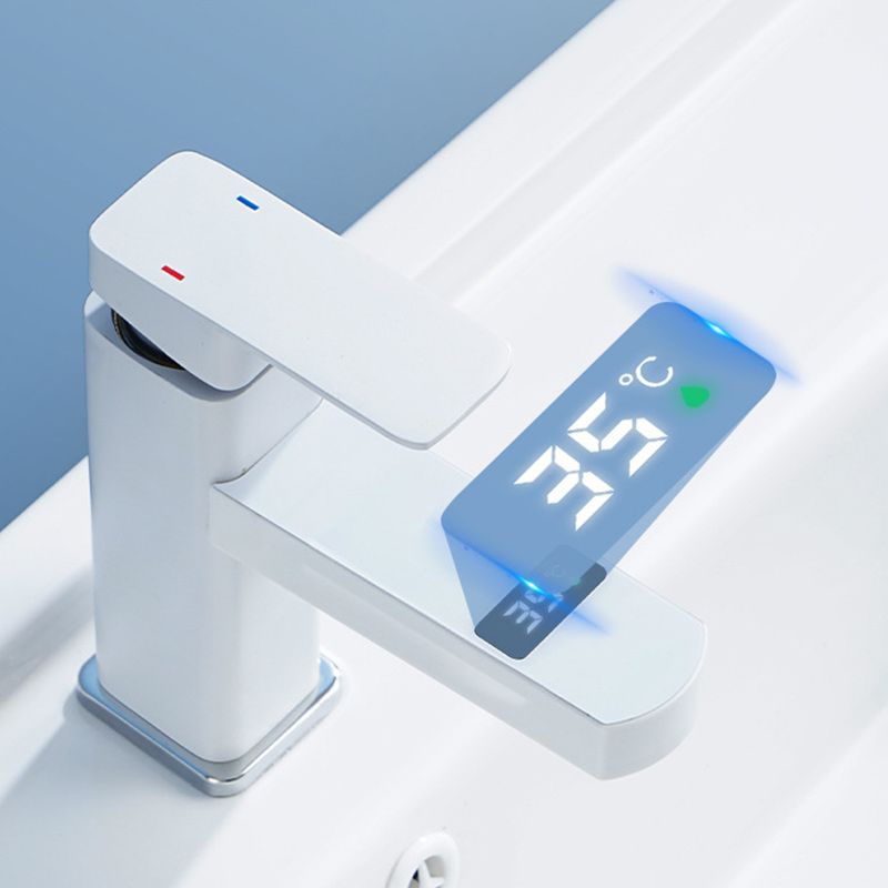 Avtoit | Contemporary sink faucet Digital display Monochrome Low arch basin Bathroom sink