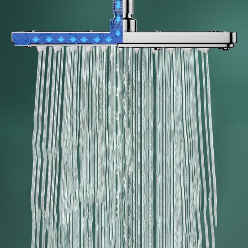 Avtoit | Modern Showerhead Combination Double Showerhead Polished Stainless Steel Wall Mounted Showerhead