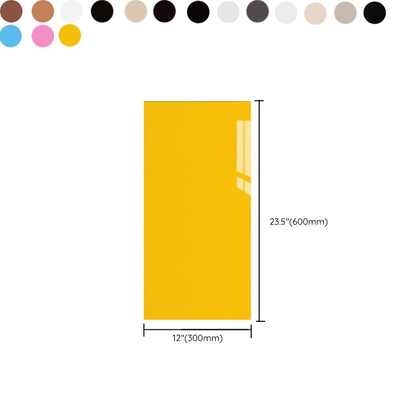 Avtoit | Single Tile Peel and Stick Tile Plastic Peel and Stick Tile with Rectangular Shape