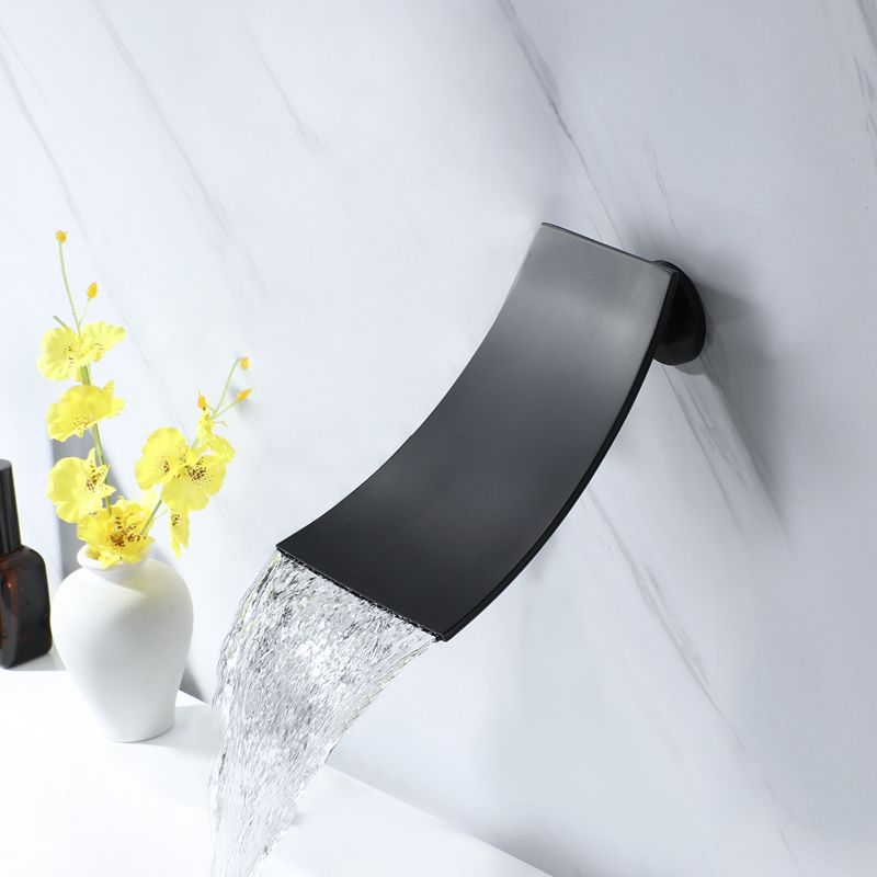 Avtoit | Modern Wall-Mounted Bathroom Faucet Low Arc Solid Brass Faucet