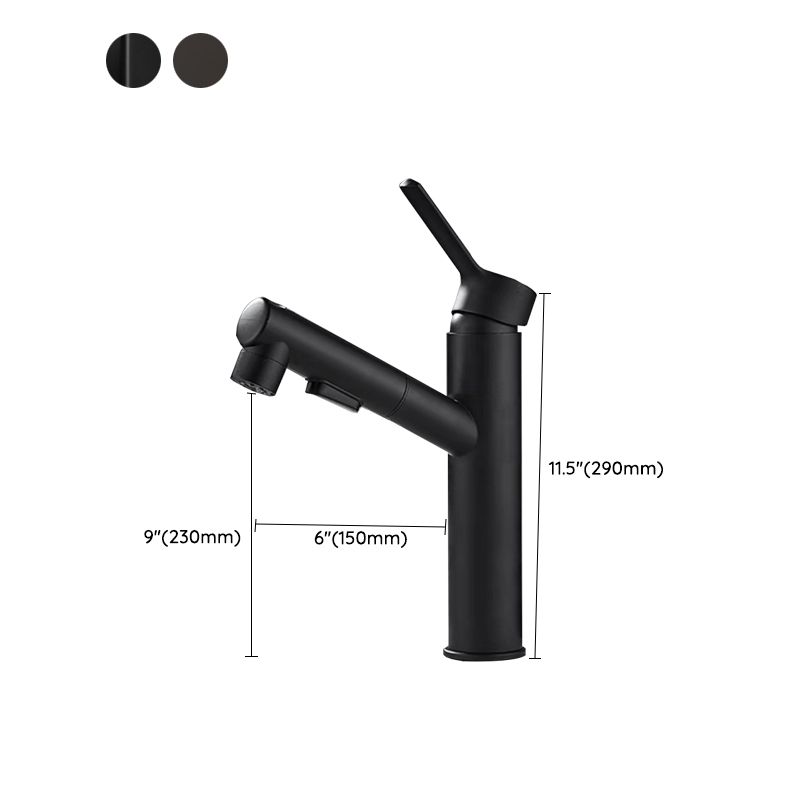 Avtoit | Contemporary bathroom sink faucet single-handle swivel spout sink faucet