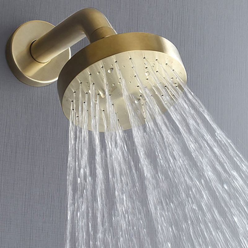 Avtoit | Stainless Steel Shower Combination Round Fixed Shower Head with Shower Arm