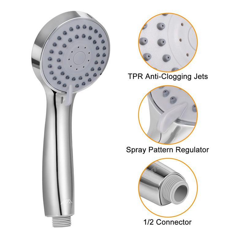Avtoit | Round Dual Shower Heads Traditional Style Wall Mounted Dual Shower