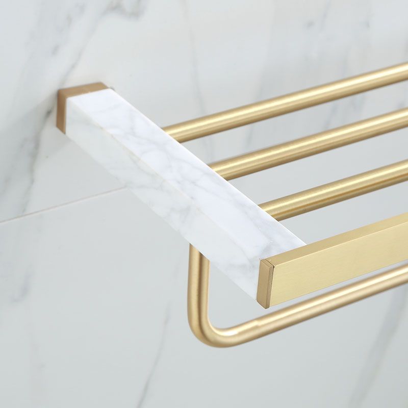 Avtoit | Polished Brass Bathroom Accessory Set Marble Bathroom Hardware