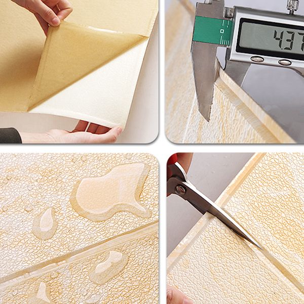 Avtoit | Modern Pearl Wall Bowls PVC Foam Wall Access Panel Peel and Stick Wall Tiles