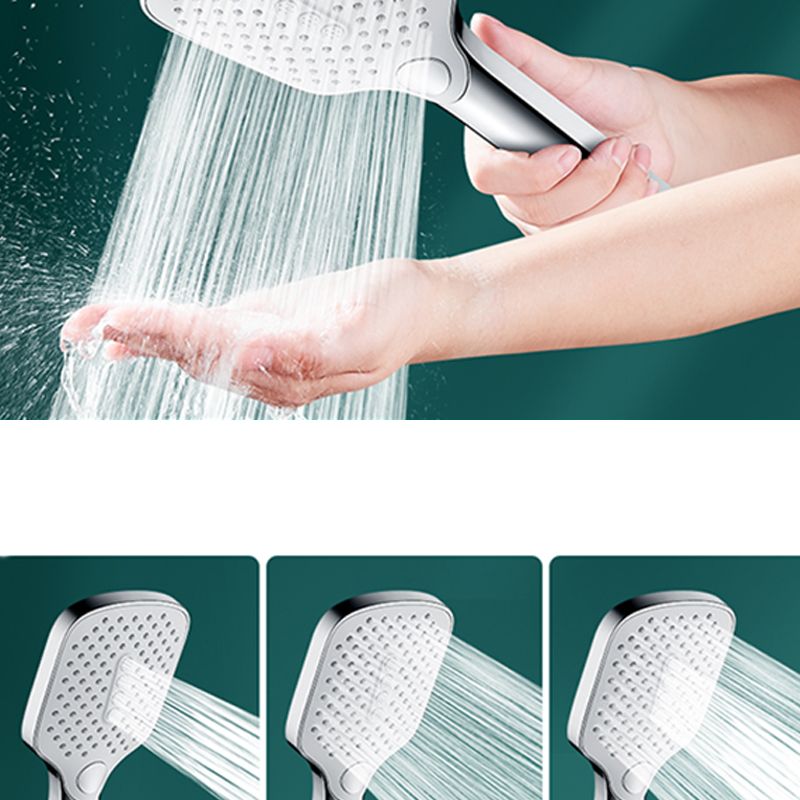 Avtoit | Rectangular Self-Cleaning Hand Shower Adjustable Spray Pattern Wall-Mounted Hand Shower