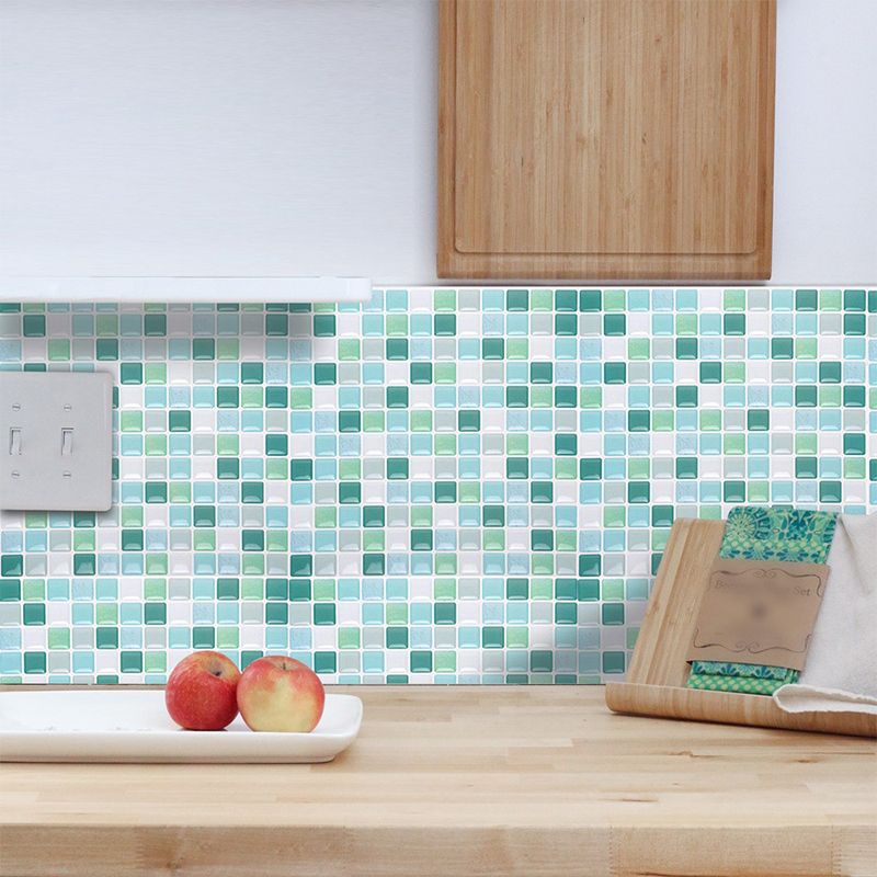 Avtoit | Plastic Peel & Stick Mosaic Tile Waterproof Peel & Stick Mosaic Tile with Square Shape