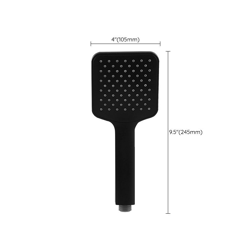 Avtoit | Modern square matte black shower head rainfall shower head combo