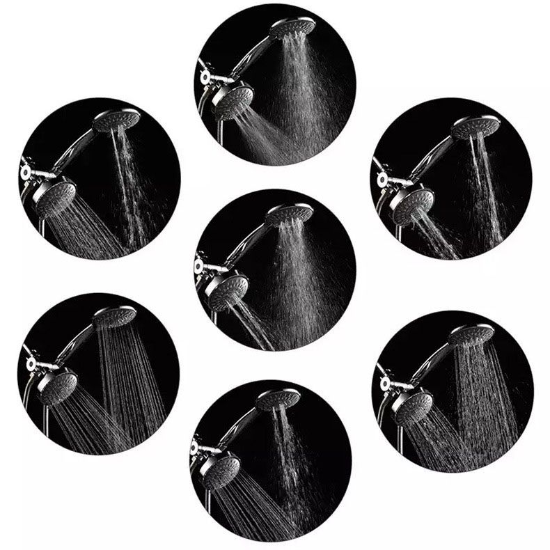 Avtoit | Modern Style Shower Heads Dual Wall Mounted Round Metal Dual Shower