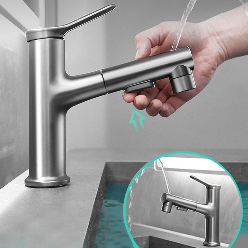 Avtoit | Contemporary Single Color Faucet Low Arc Centerset Sink Faucet for Bathroom