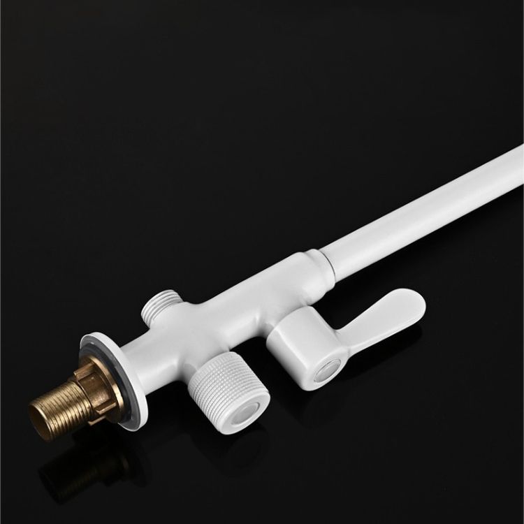 Avtoit | Single Cold Water Valve Uniform Color High Arc Deck Mounted Bathtub Faucet