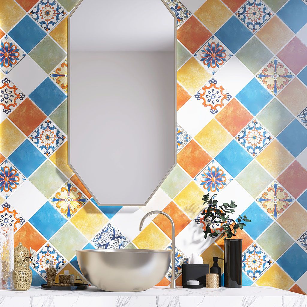 Avtoit | Modern Peel-and-Stick Backsplash Wall Tiles made of Plastic Mosaic Tile Wallpaper for the Kitchen