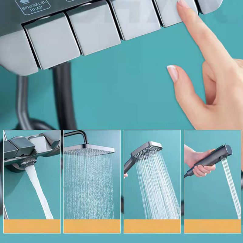 Avtoit | Modern adjustable swivel shower head metal shower fixture on the wall