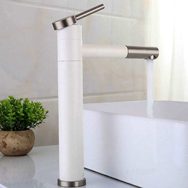 Avtoit | Modern Vessel Sink Faucet Stainless Steel Single Handle Low Arc Pull Down Vessel Faucet