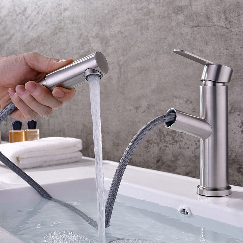Avtoit | Pull-out Faucet Contemporary Single Lever Faucet with Swivel Spout
