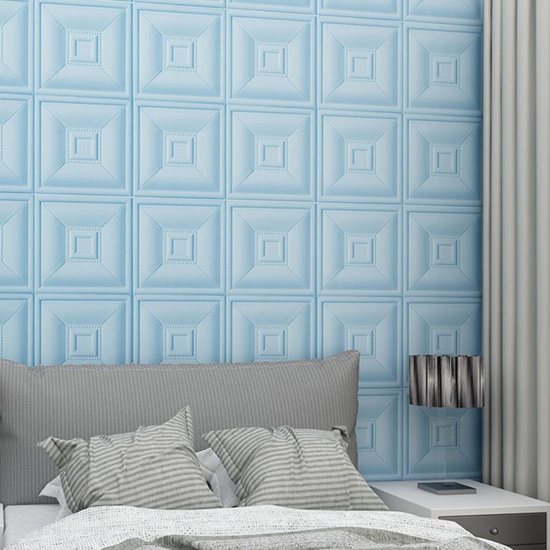 Avtoit | Glam Style Foam Water-Resistant Wall Cladding Living Room 3D Embossing Wall Cladding