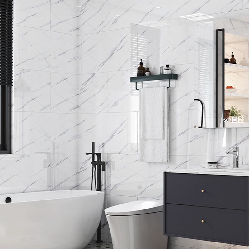 Avtoit | Bathroom mosaic tile marble print peel-and-stick backsplash tile