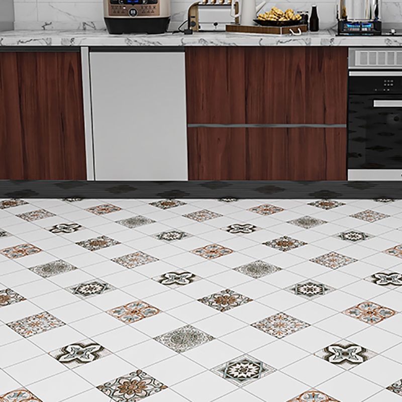 Avtoit | Vinyl flooring Peel and Stick floral pattern wall and floor vinyl