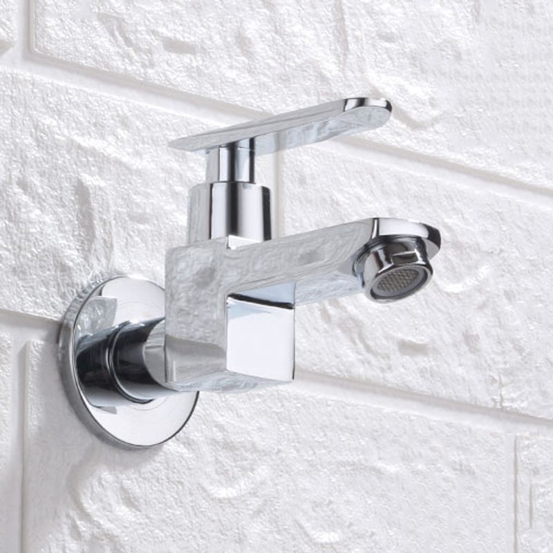 Avtoit | Contemporary Wall-Mounted Bathroom Faucet Lever Handles Solid Brass Faucet