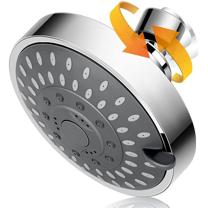 Avtoit | Modern Shower Head Self-Cleaning Standard Round Shower Heads in Silver