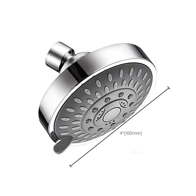 Avtoit | Modern Standard 5 Settings Shower Head Round Metal Adjustable Spray Pattern Shower Head