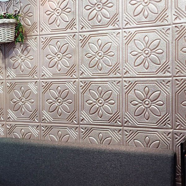 Avtoit | Modern Wall Panel Floral 3D Print Peel and Stick Waterproof Wall Panels