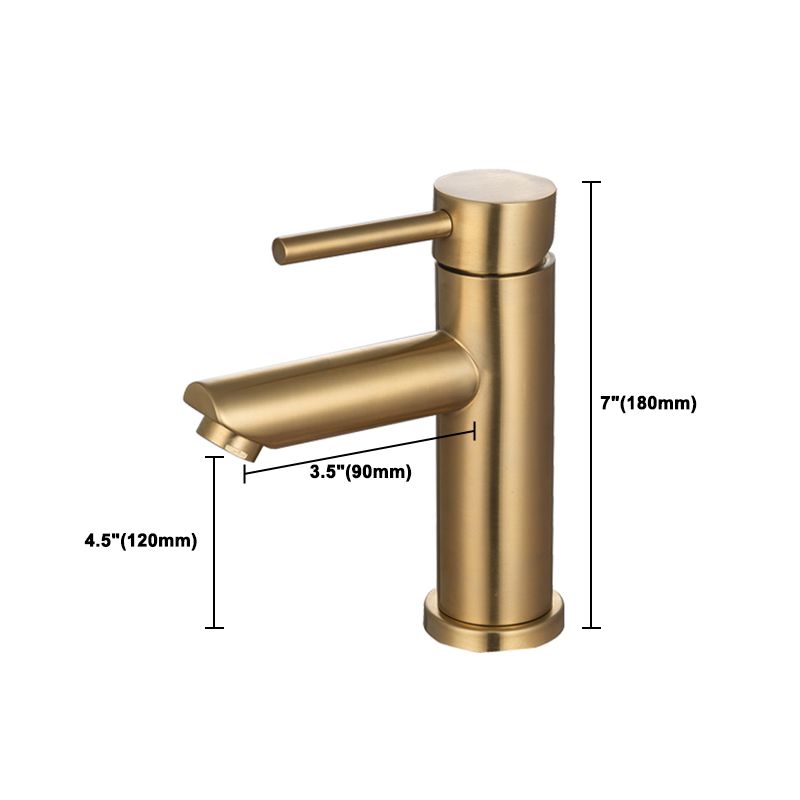 Avtoit | 1-Handle Gold Nickel Wide-Running Faucet Single Hole Lever Sink Faucet with Drain