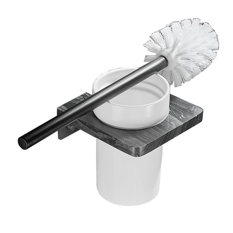 Avtoit | Metal and marble bathroom accessories as a single piece or as a set in black