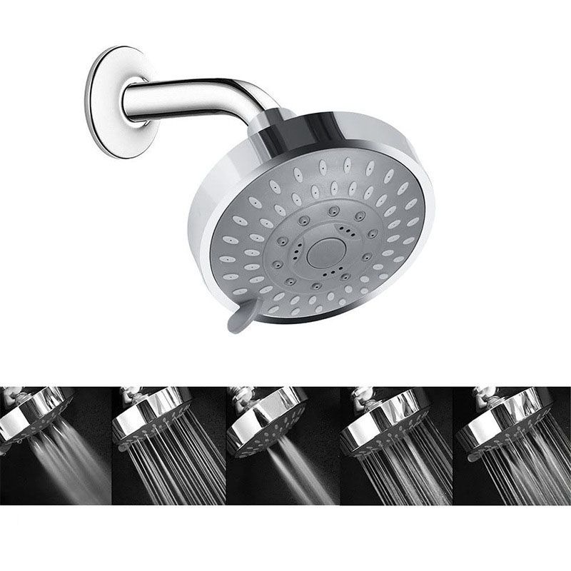 Avtoit | Modern Shower Head Self-Cleaning Standard Round Shower Heads in Silver