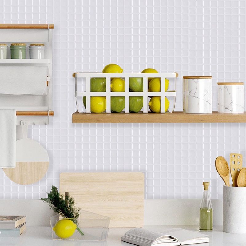 Avtoit | Peel-and-Stick Tile Square Stain-Resistant Mosaic Peel-and-Stick Tile for the Kitchen