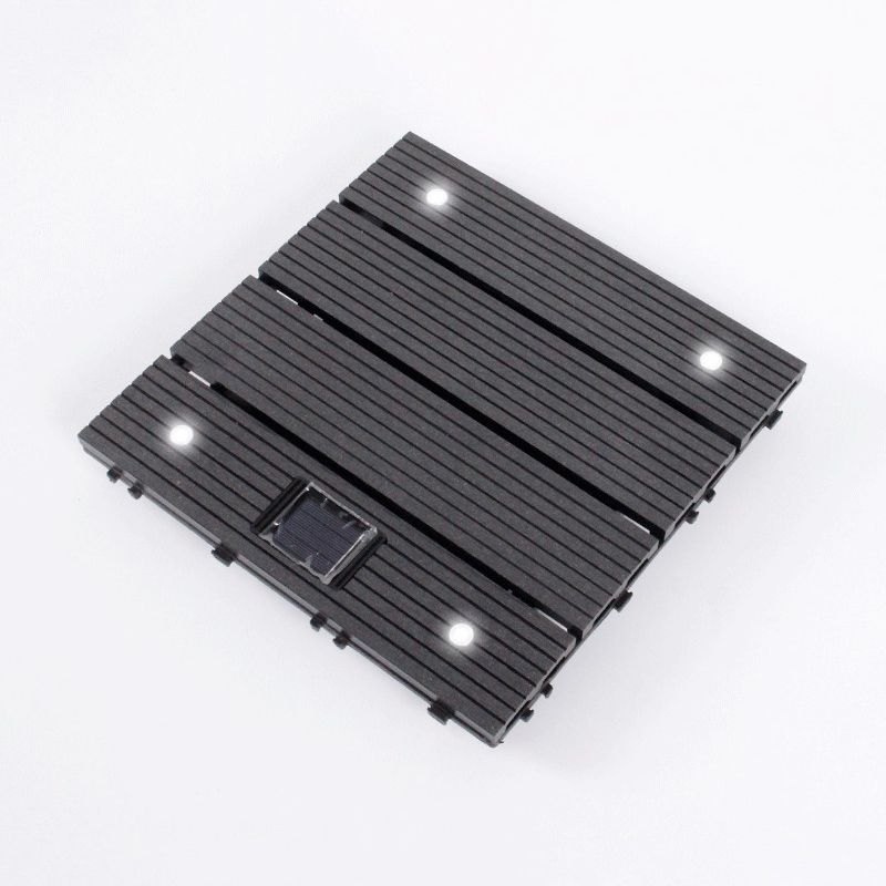 Avtoit | Striped Pattern Terrace Floor Tiles Square Click Floor Tiles Floor Board