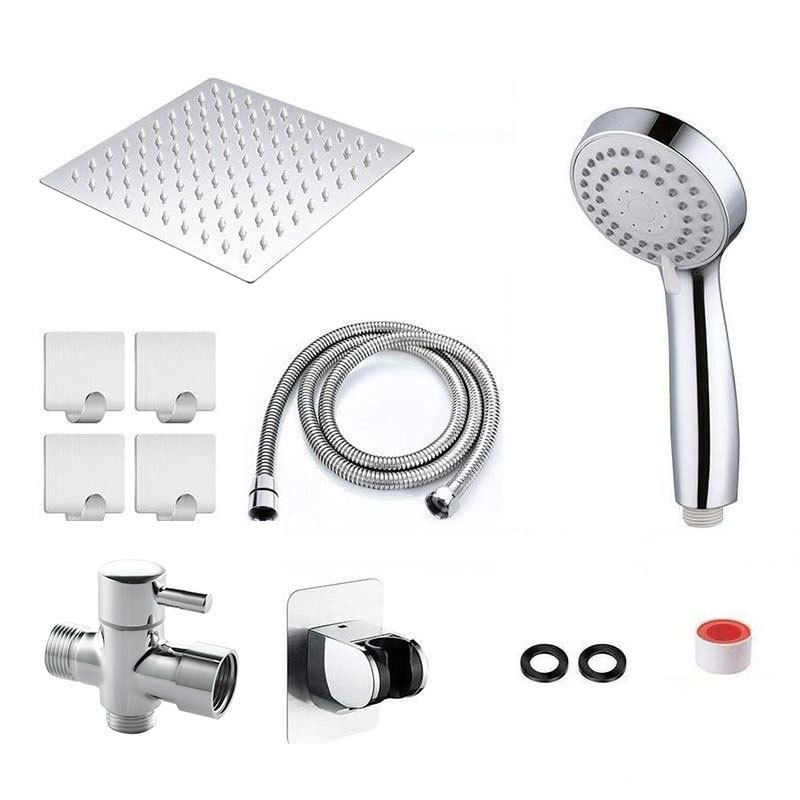 Avtoit | Modern Pull-Down Dual Showerhead Square High Arch Showerhead Combination