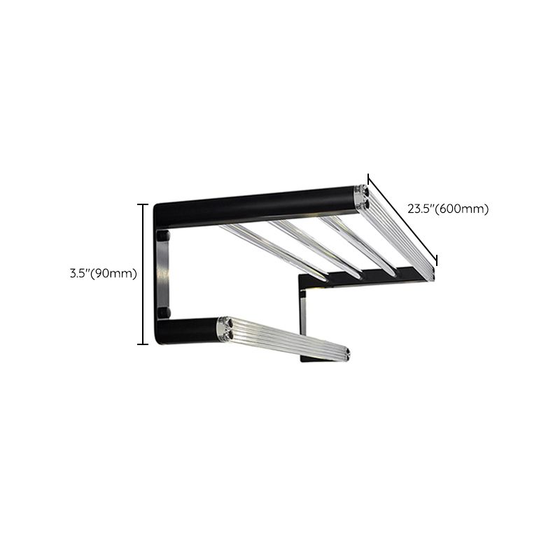 Avtoit | Modern bathroom accessory set bath shelf/towel holder & bathrobe hooks included
