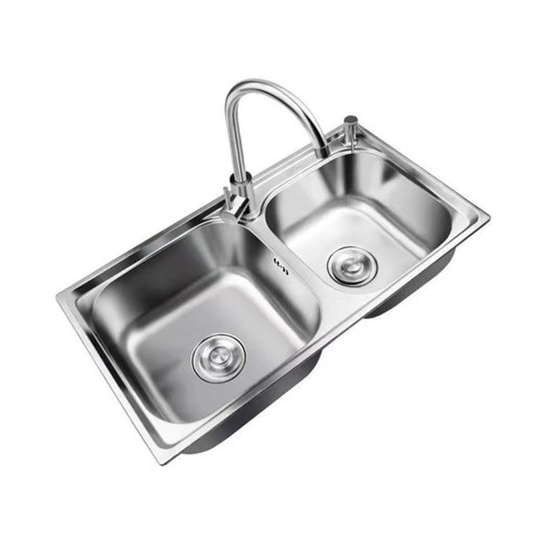 Avtoit | Classic Style Kitchen Sink Stainless Steel Kitchen Sink with Drainage Hole Kit