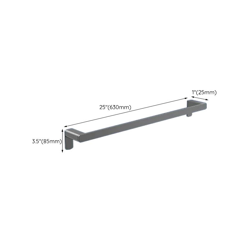 Avtoit | Contemporary bathroom accessory set made of aluminum with towel holder/bath shelf